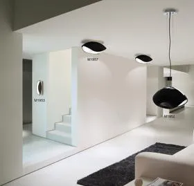 Pasion Gloss Black Ceiling Lights Mantra Linear Fittings